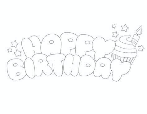 Happy Birthday Bubble Letters (3 Styles) - Freebie Finding Mom