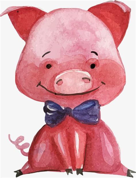 Vector Cute Pink Pig PNG Images, Pig Vector, Cute Clipart, Pig Clipart PNG Transparent ...