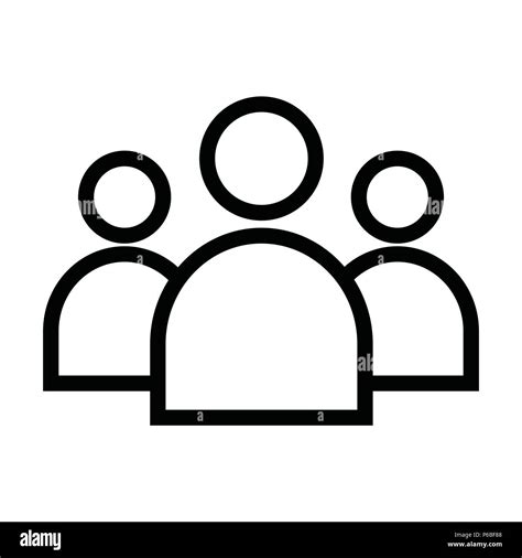 team person icon with outline style vector illustration Stock Vector Image & Art - Alamy