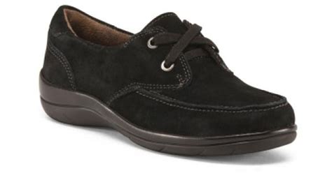 Lyst - Tj Maxx Lace Up Casual Suede Shoes in Black