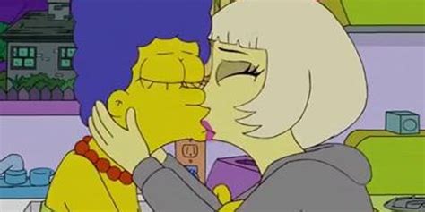 WATCH: Lady Gaga Kisses Marge Simpson