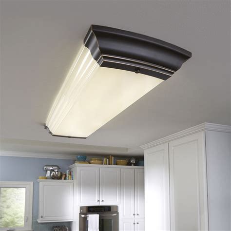 Fluorescent Kitchen Ceiling Light Fixtures - Good Colors For Rooms