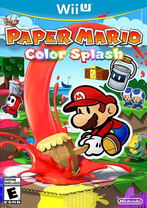 Paper Mario Color Splash Nintendo Wii U Game