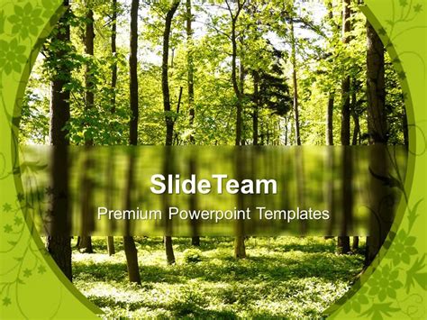 Forest Path Way Nature PowerPoint Templates PPT Themes And Graphics 0213 | PPT Images Gallery ...