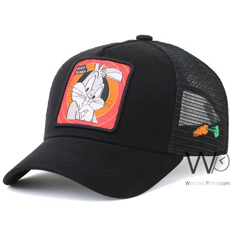 Bugs Bunny Capslab Black Trucker Cap | Watches Prime