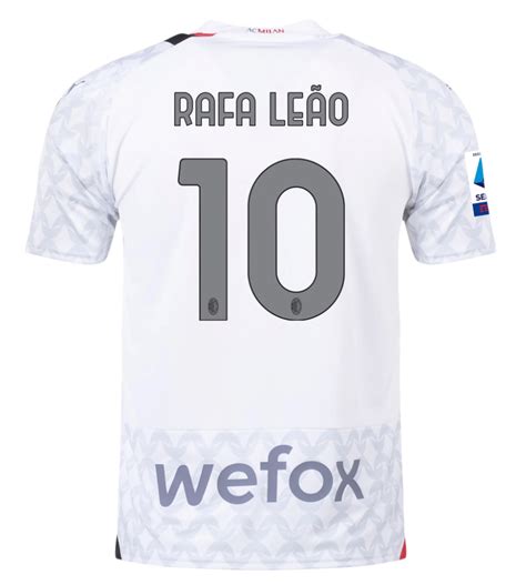 Rafael Leão AC Milan 23/24 Away Jersey - SoccerArmor