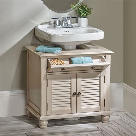 The Perfect Addition To Any Bathroom - The Bathroom Pedestal Sink Storage Cabinet - Home Storage ...