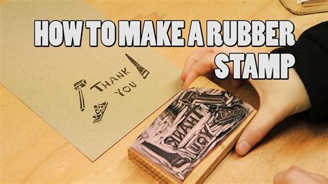 How to make your own rubber stamps – Artofit