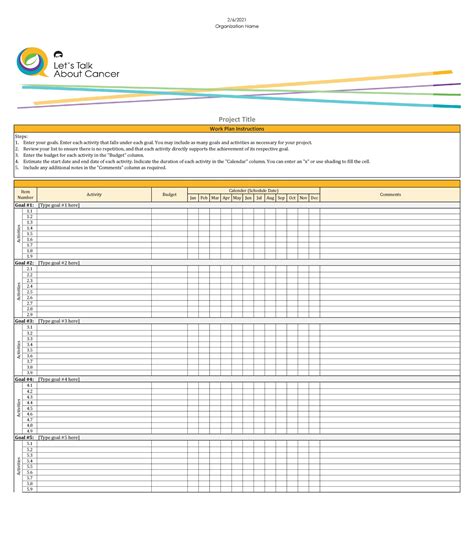 30 Simple Work Plan Templates (For Any Project)