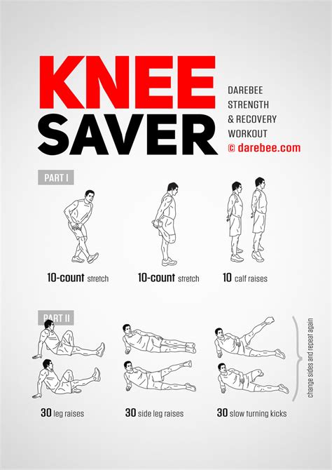 Printable Knee Exercise Chart