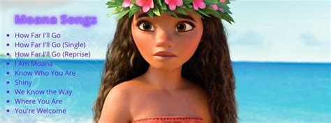 9 Moana Songs and Lyrics | Featured Animation