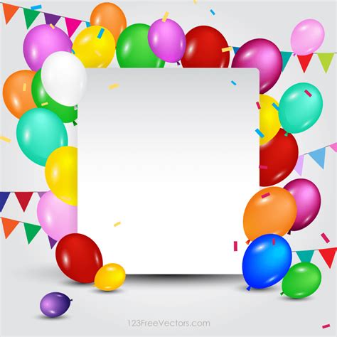 Happy Birthday Card Template | 123Freevectors