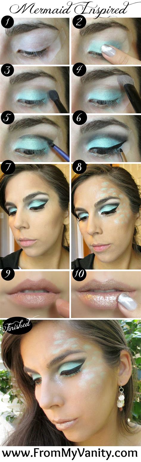 Mermaid Inspired Makeup Tutorial #BBCChallenge - From My Vanity