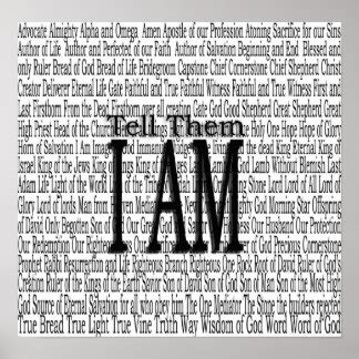 I AM POSTER