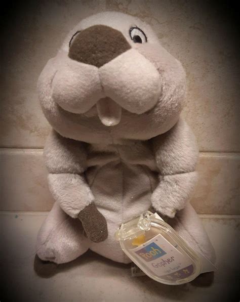 Vintage (NOS) Winnie The Pooh Gopher Plush Star Bean Mattel/Arcotoys Inc.7'' | #3938859338