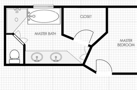 Master Bathroom Floor Plan Ideas - Artcomcrea