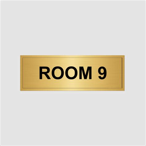 Room Number Signs