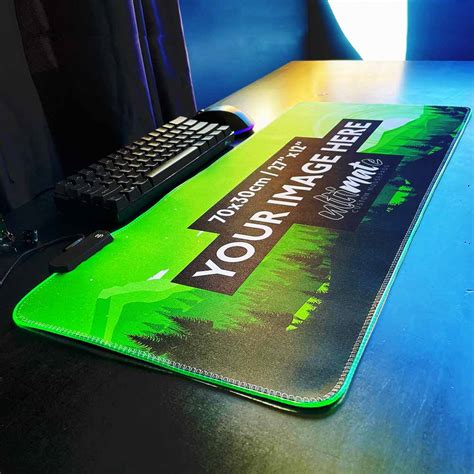 'Print your image' Large Custom RGB Gaming Mouse Pad | 70x30cm – Ultimate Custom Gaming Mouse Pads