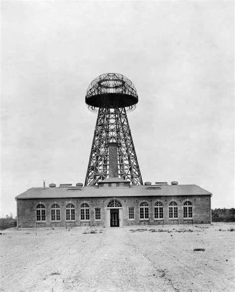 1904. Wardenclyffe Tower, also known as the Tesla Tower, was an experimental wireless ...