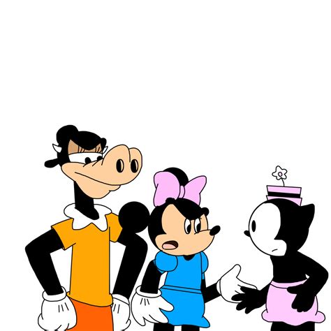 Clarabelle and Minnie angry at Ortensia by MarcosPower1996 on DeviantArt