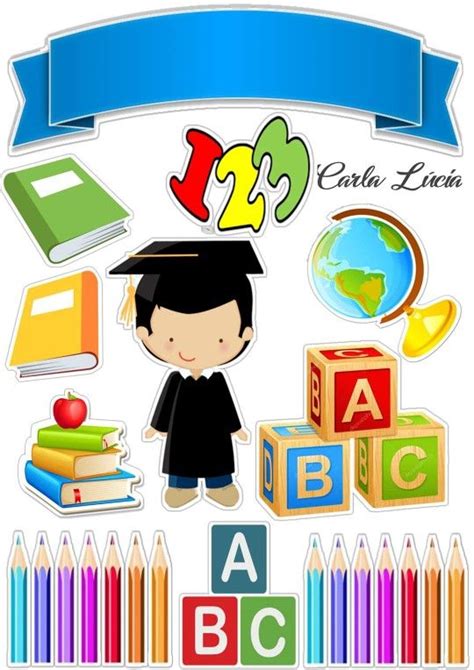 Graduation Crafts, Graduation Stickers, Graduation Cake Toppers, Graduation Theme, Kindergarten ...