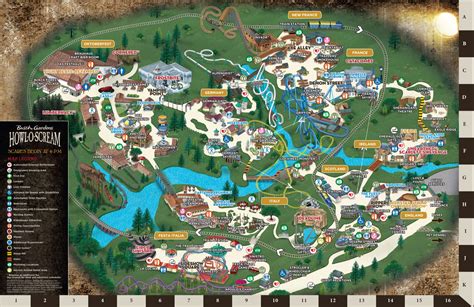 Busch Gardens Williamsburg Howl O Scream Park Map | Fasci Garden