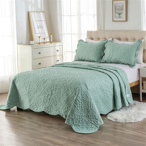 Amazon.com: Oversized King Bedspreads 128x120 for Extra Tall King/California King Bed ...