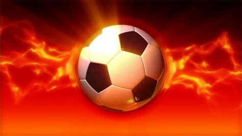 Fire Soccer Ball Wallpaper