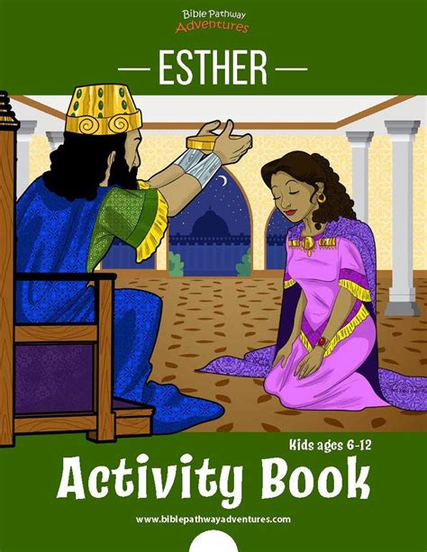 Esther Bible Activity Book - Etsy