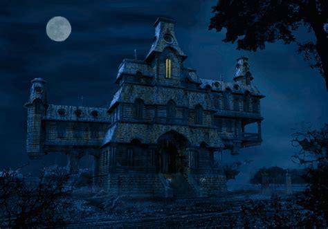 Animated Haunted House Wallpaper - WallpaperSafari