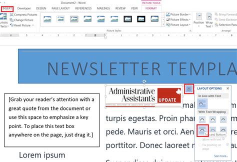 How to Create Newsletter Templates in Word | Learning Tree