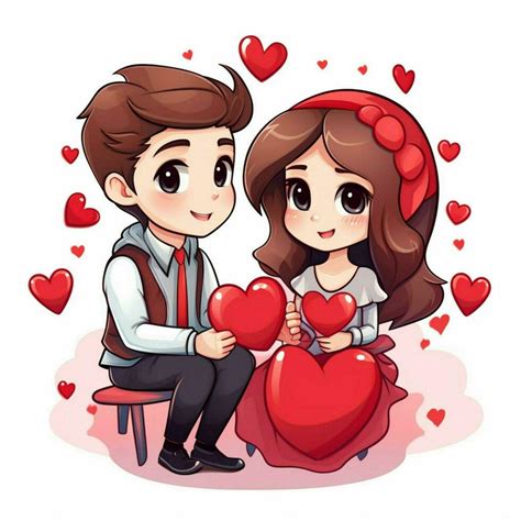 Cute Couple Cartoon Stock Photos, Images and Backgrounds for Free Download