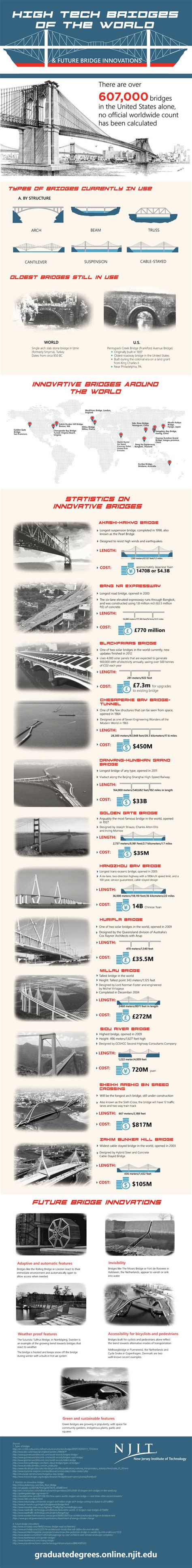 12 of The Best Bridges in the World [Infographic]