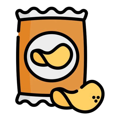 Potato Chip Stickers by Paul Scott