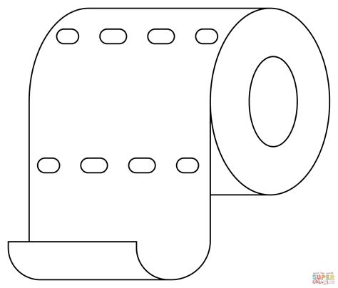 Toilet Paper coloring page | Free Printable Coloring Pages