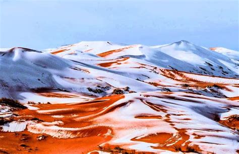 [PHOTOS] Snow Falls in Africa’s Sahara Desert as Temperature Drops Below Freezing | LaptrinhX / News