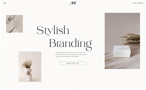 8 minimalist website design examples | Webflow Blog