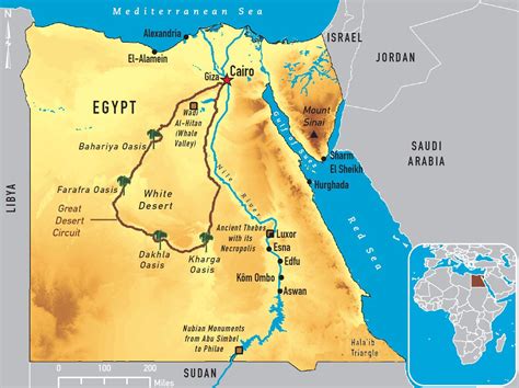 Nile River: Map Location, Length and Source and Africa's Longest River