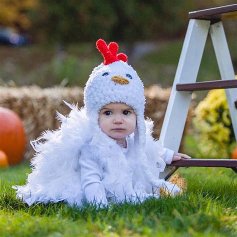 Feathered Baby Chicken Halloween Costume Baby Girl Chick Costume Costume for Baby by Jojo's ...