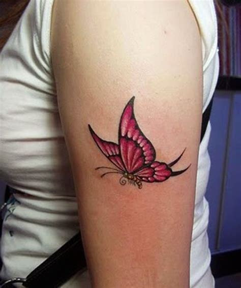 Pink Butterfly Tattoo for Women | Butterfly tattoos on arm, Butterfly tattoo designs, Unique ...