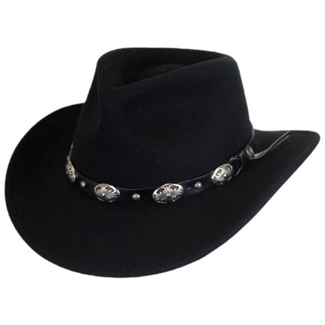 Jaxon Hats - Tombstone Wool Felt Cowboy Hat - L - Black - Walmart.com - Walmart.com