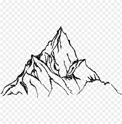 Simple Mountain Drawing - How To Draw A Charcoal Mountain Range : Drawing & Art | Hubsristes