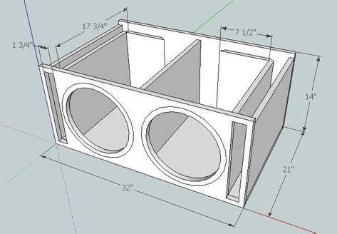 Subwoofer Box 12 Inch Dual