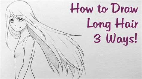 How To Draw Manga Hair Girl - Manga