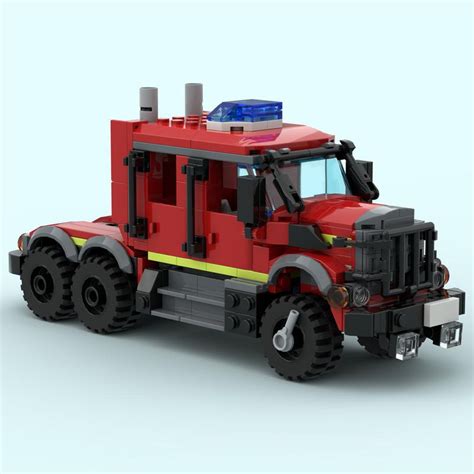 LEGO MOC Forest Fire Truck by Wacky | Rebrickable - Build with LEGO