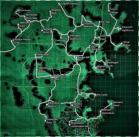 Settlement Map at Fallout 4 Nexus - Mods and community