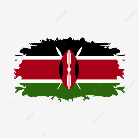 Kenya Flag Transparent Background Design Hd Images, Kenya Flag Paint, Kenya Flag Brush, Flag PNG ...