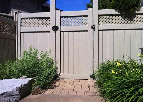 Vinyl Gate System and Hinges Vinyl Fencing