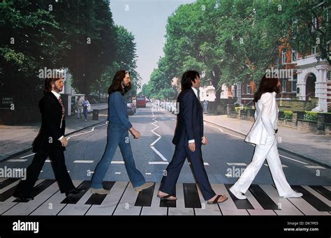 The Beatles Abbey Road Album Cover Wallpaper