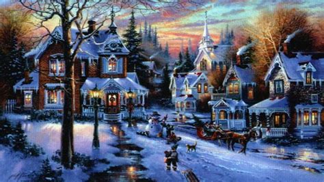 Real Christmas Village Wallpapers - Wallpaper Cave